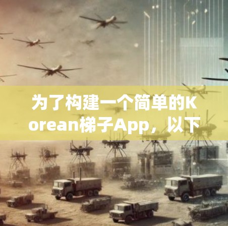 为了构建一个简单的Korean梯子App,以下是分步骤的解决方案 为了构建一个简单的Korean梯子App,以下是分步骤的解决方案