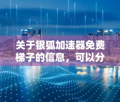 关于银狐加速器免费梯子的信息,可以分为以下几个部分进行详细阐述