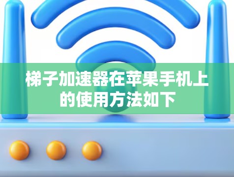 梯子加速器在苹果手机上的使用方法如下