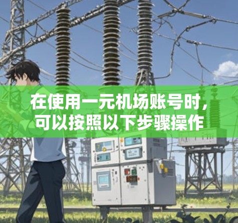 在使用一元机场账号时，可以按照以下步骤操作