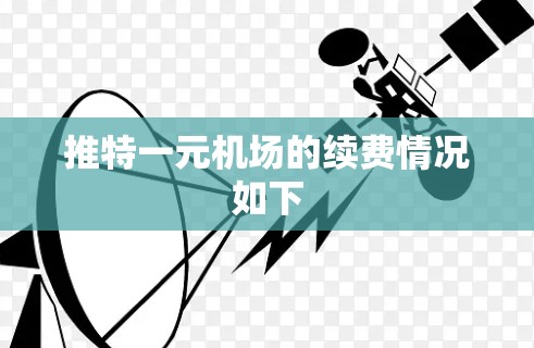 推特一元机场的续费情况如下