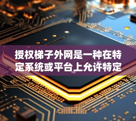 授权梯子外网是一种在特定系统或平台上允许特定设备（如梯子）进行特定操作或控制，但限制其权限和使用范围的含义。以下是对这一概念的详细解释