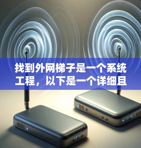找到外网梯子是一个系统工程，以下是一个详细且系统的步骤指南，帮助您顺利完成这一任务