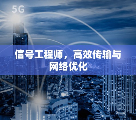 信号工程师，高效传输与网络优化