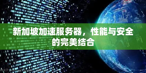 新加坡加速服务器，性能与安全的完美结合
