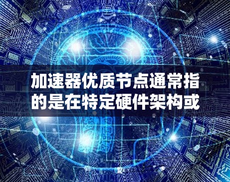 加速器优质节点通常指的是在特定硬件架构或计算任务中表现出色的节点。具体含义可能因应用场景而异，但以下是一些常见的理解和解释