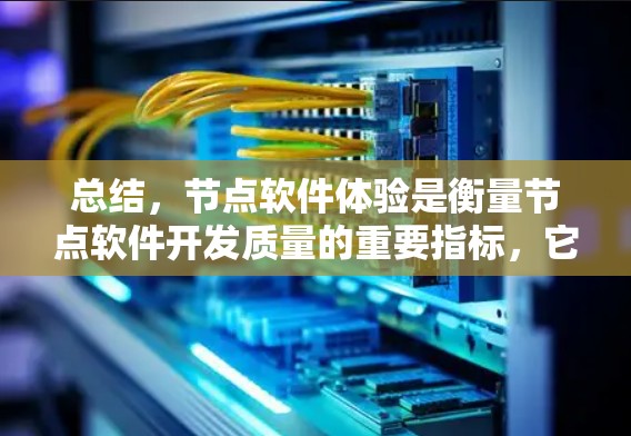 总结，节点软件体验是衡量节点软件开发质量的重要指标，它涵盖了软件性能、稳定性、易用性等多个方面，是评估节点软件开发水平的重要标准