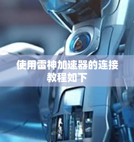 使用雷神加速器的连接教程如下