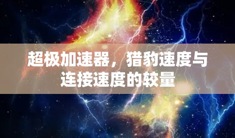 超极加速器,猎豹速度与连接速度的较量